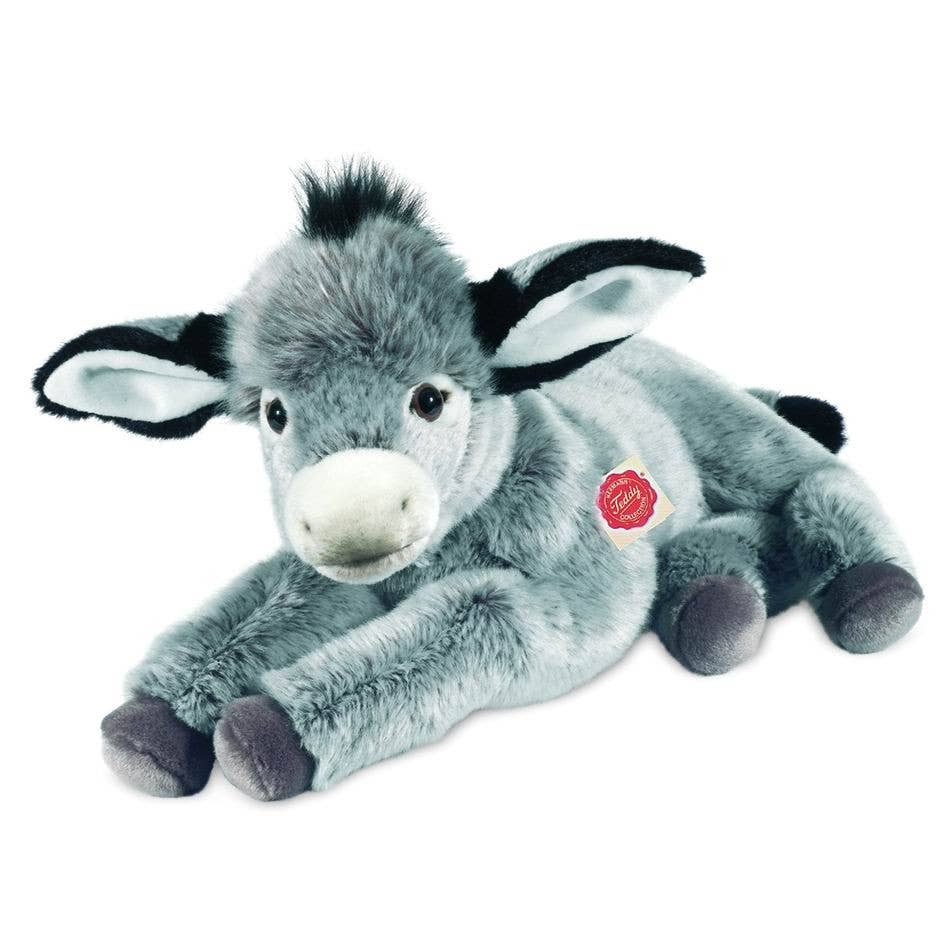 Donkey lying 50 cm - plush toy - soft toy