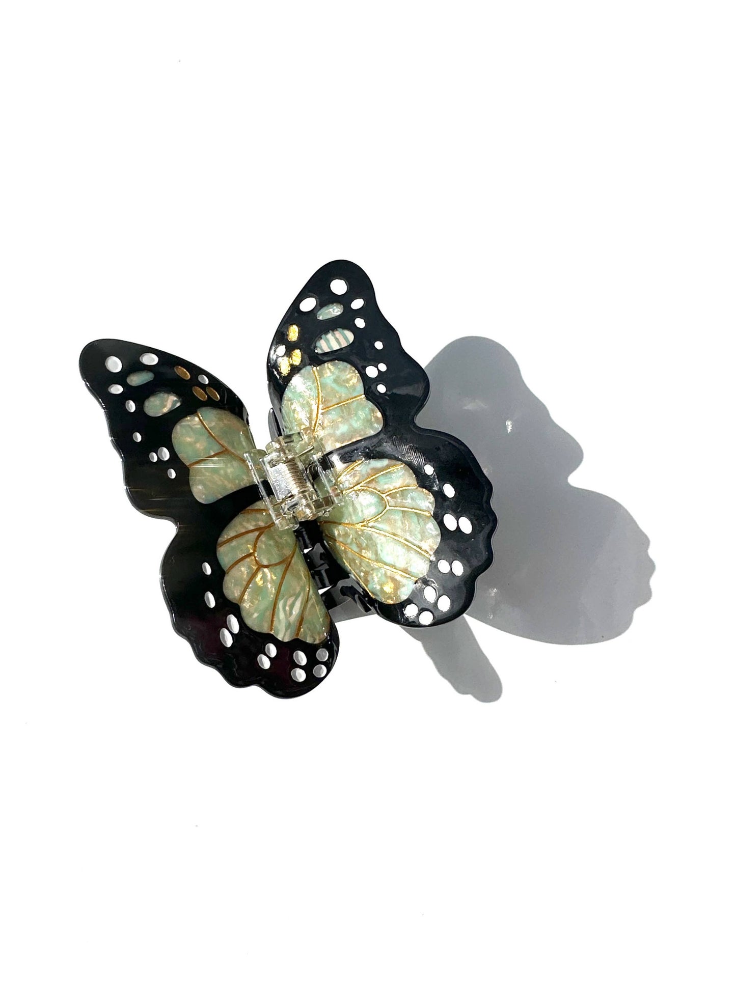 Hand-painted Limited Edition Monarch Butterfly Claw Clip