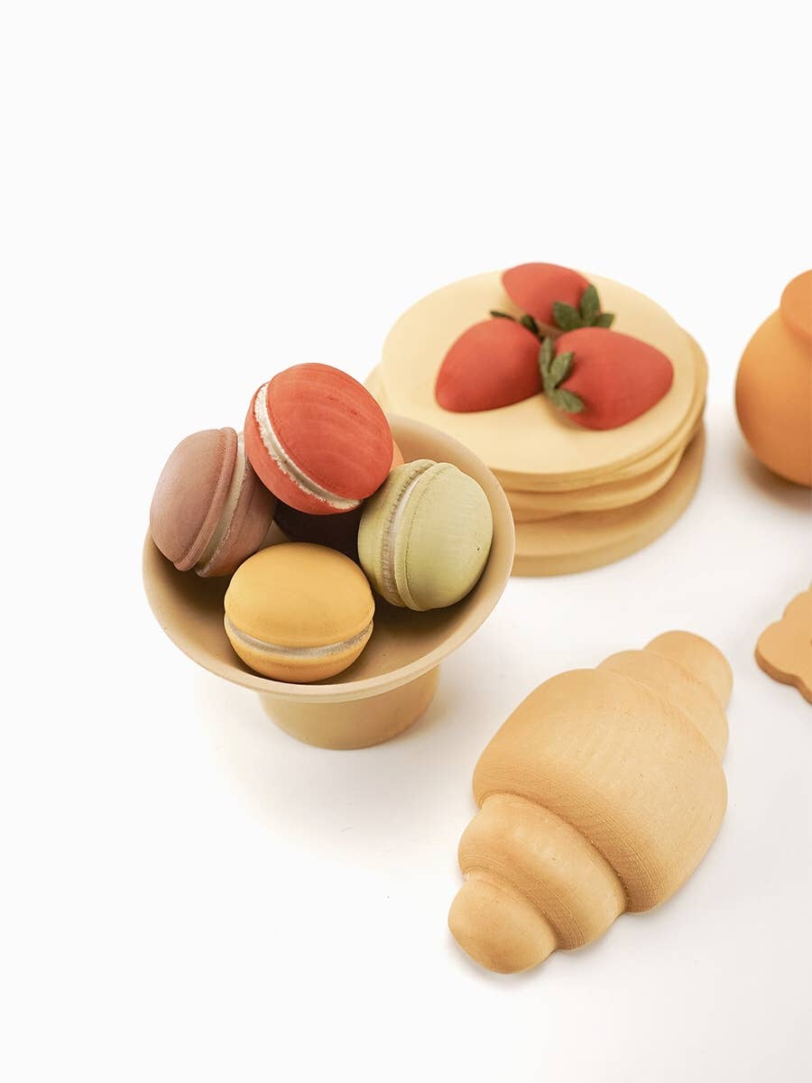 Wooden Play Food Set | Desserts