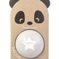 Little gray panda balloon 12 cm