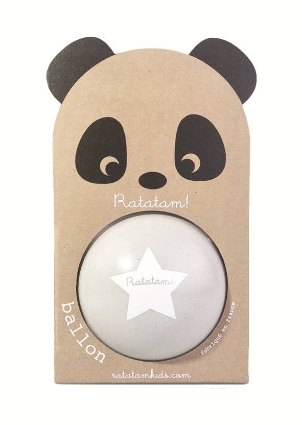 Little gray panda balloon 12 cm