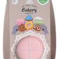 Macaroon Natural Rubber Teether, Rattle & Pretend Play