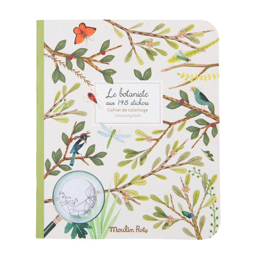 Box With 6 Coloring Books & Stickers - Botanist/Garden Theme