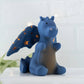 Baby Midnight Dragon Natural Rubber Rattle w/Crinkle Wings