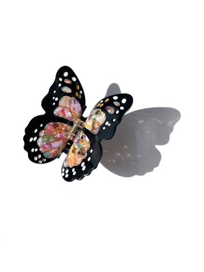 Hand-painted Limited Edition Monarch Butterfly Claw Clip