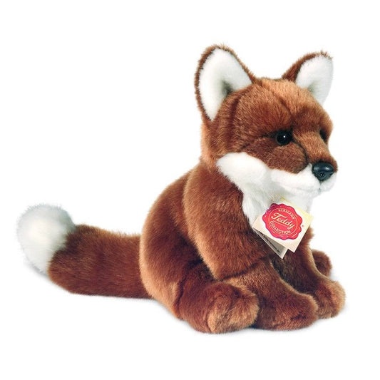 Fox sitting reddish brown 20 cm - plush toy - soft toy