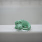 Crocodile Natural Organic Rubber Teether, Rattle & Bath Toy