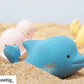 Dolphin Natural Organic Rubber Teether, Rattle & Bath Toy