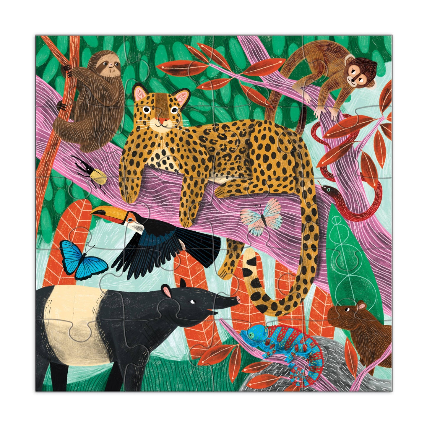 Safari & Jungle Magnetic Puzzle