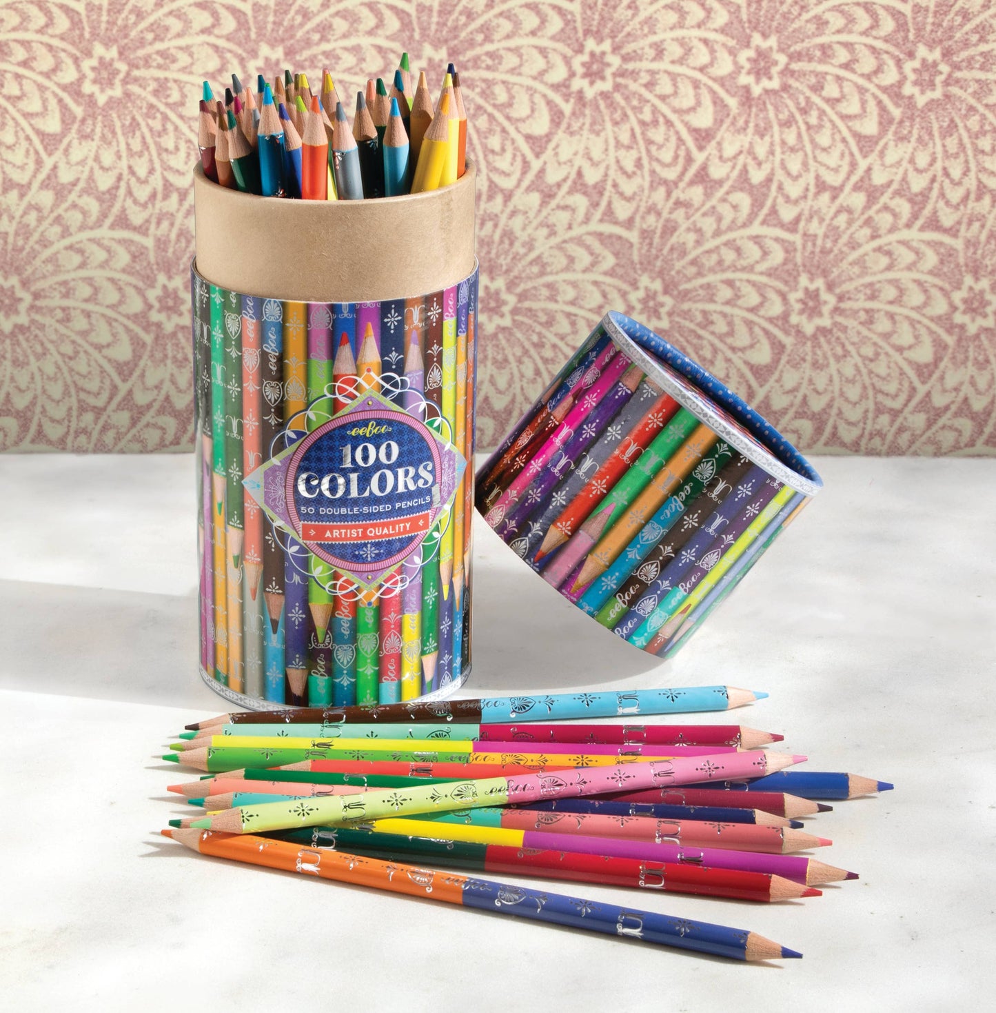 100 Colors 50 Double-Sided Pencils