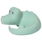 Crocodile Natural Organic Rubber Teether, Rattle & Bath Toy