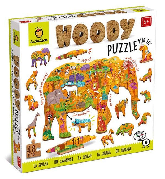 Ludattica - Woody Puzzle SAVANNAH