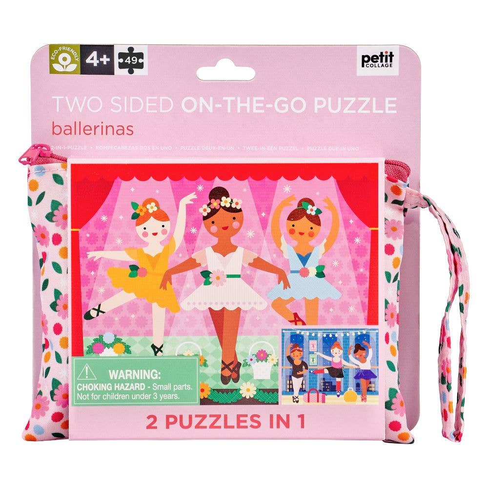 Two Sided On-The-Go Puzzle Ballerina