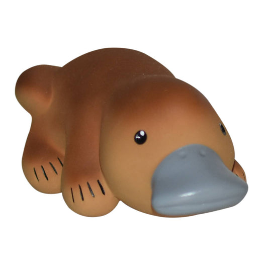 Platypus Natural Rubber Teether, Rattle & Bath Toy