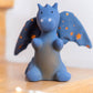 Baby Midnight Dragon Natural Rubber Rattle w/Crinkle Wings