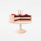 Cake on a stand / Chocolate