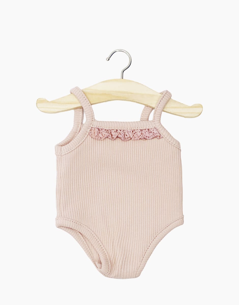 Minikane Bambini Clothes - Ruffle Onesie Petal