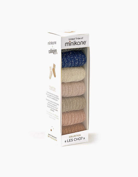 Minikane Doll Clothes - Sock Set of 7 Lurex